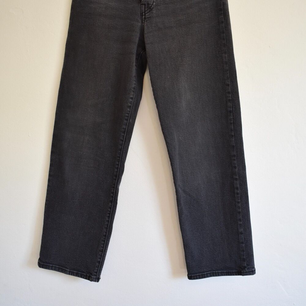 LEVI'S The Ribcage High Rise Rigid Straight Ankle Denim Jean - Picture 6 of 10